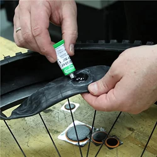 Slime Tube Rubber Patch Kit 5 Patches, Scuffer & Glue | Fixes Bike Punctures thumbnail 4