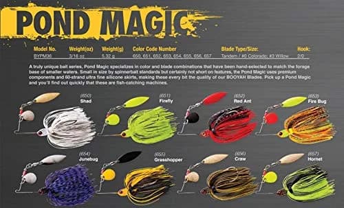 Booyah Pond Magic Small-Water Spinner | Fish-Catching Spinnerbait with Premium Components thumbnail 2
