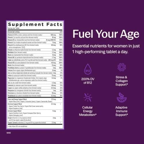 New Chapter Every Woman's One Daily Multivitamin, 72 Tablets | Whole-Food Fermented Nutrients for Women's Wellness thumbnail 3