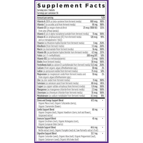 New Chapter Men's Advanced Multivitamin 120 Count | Supports Bone, Heart & Prostate Health thumbnail 7