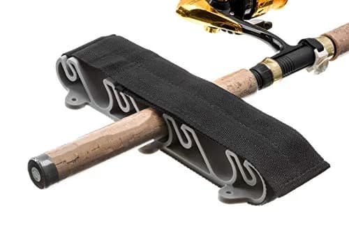 attwood Vertical Mount Rod Holder | Holds 4-6 Rods, Gray Plastic, Marine-Grade thumbnail 2