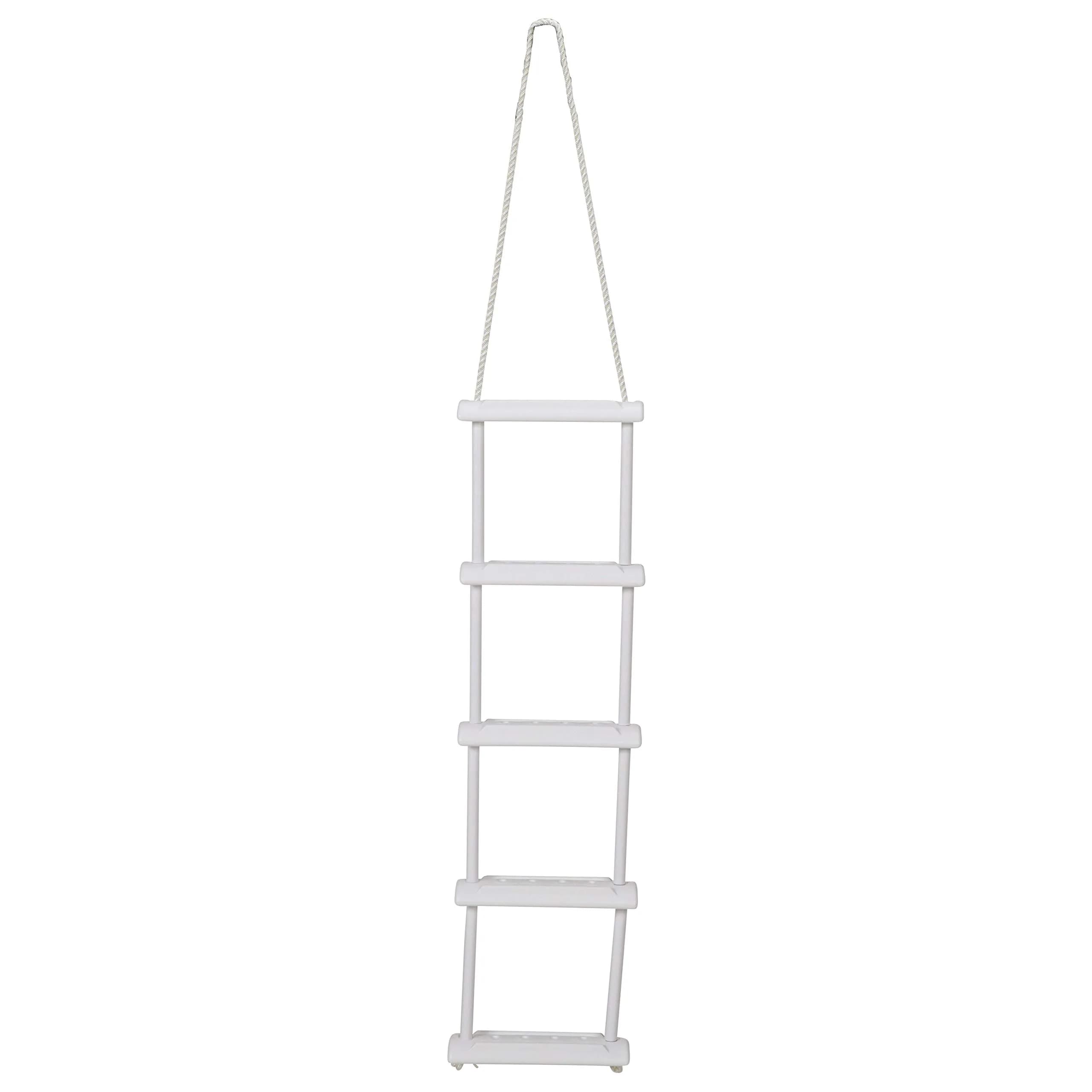 Attwood 5-Step Rope Ladder 64" L x 11.5" W | Secure Marine Boarding Aid - main product image