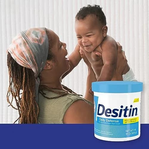 Desitin Daily Defense Baby Diaper Rash Cream with 13% Zinc Oxide, Hypoallergenic, Dye-, Phthalate- & Paraben-Free, 473ml (16 oz) thumbnail 6