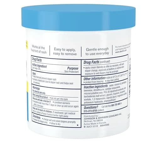 Desitin Daily Defense Baby Diaper Rash Cream with 13% Zinc Oxide, Hypoallergenic, Dye-, Phthalate- & Paraben-Free, 473ml (16 oz) thumbnail 8