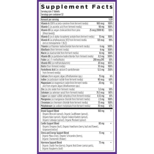 New Chapter Women's Advanced Multivitamin 40+ | Organic, Whole-Food Complexed, 96 Count thumbnail 7