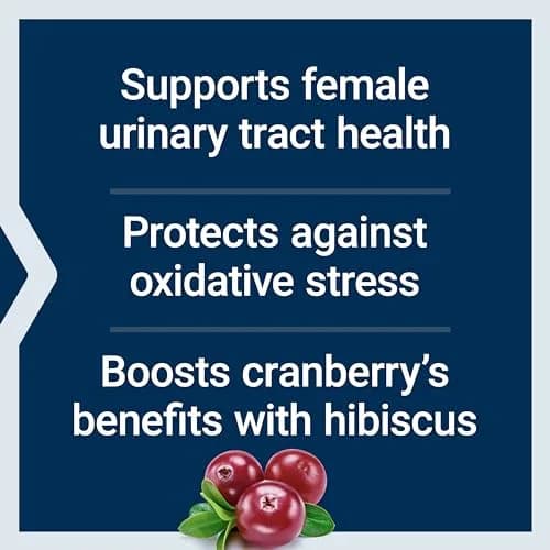 Life Extension Optimized Cran-Max® Cranberry Whole Fruit Concentrate with Hibiscus Extract 60 Capsules | Supports Female Urinary Tract Health thumbnail 4