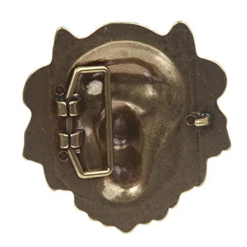 Beltiscool Lion Belt Buckle Brass Vintage Style, 8.9 cm (3.5") X 8.3 cm (3.25") thumbnail 2