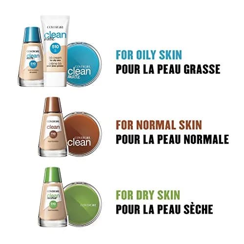 COVERGIRL Clean Matte Liquid Foundation WARM BEIGE 1 oz | Oil-Free, Shine Control for Oily Skin thumbnail 5