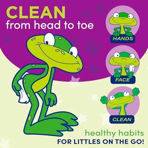 Kandoo Flushable Wipes for Baby & Kids 42 Count | Unscented, Hypoallergenic, Potty Training (42 count pack of 12) thumbnail 3