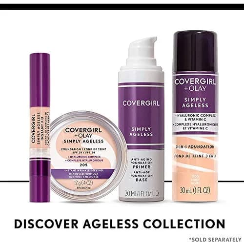 COVERGIRL Simply Ageless Makeup Primer, 30ml (1 Fl Oz) | Hydrates and Smooths Skin for an Ageless Canvas thumbnail 6