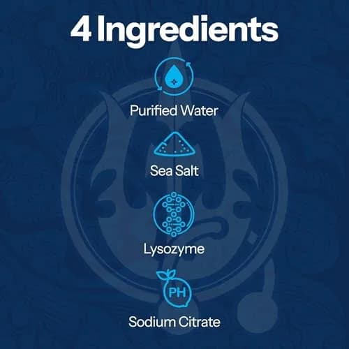 H2Ocean Piercing Aftercare Spray Blue Sea Salt 44ml (1.5 Fl Oz) | Sterile Saline Solution for Piercings thumbnail 6