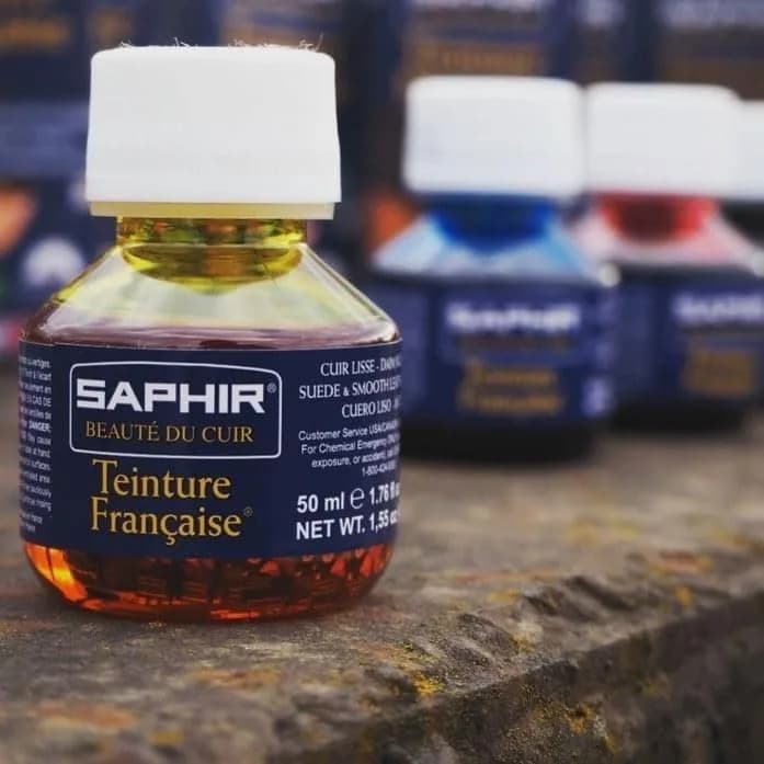 Saphir Teinture Française Leather Dye 50ml | Professional Recoloring for Leather, Suede & Nubuck, Black thumbnail 6