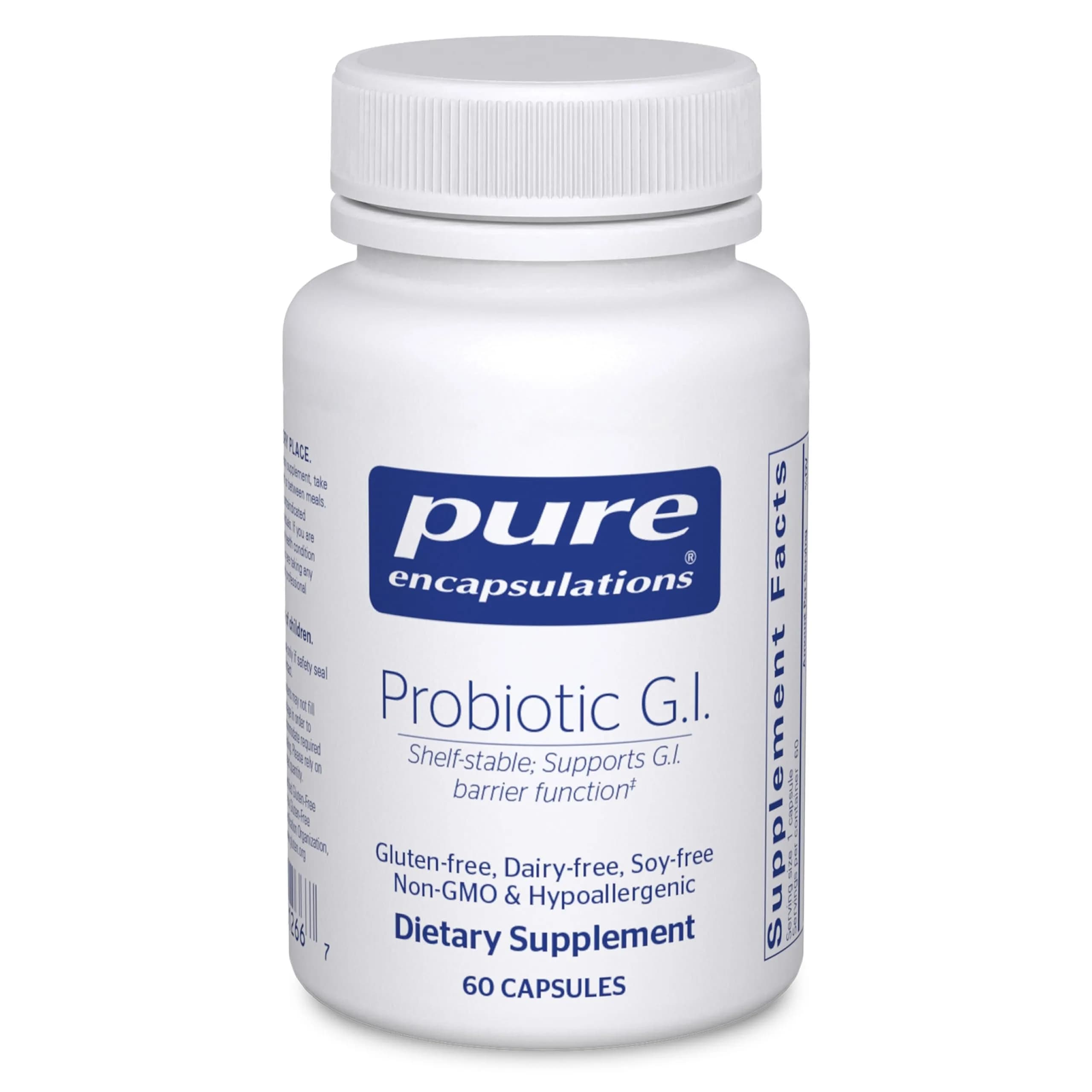 Pure Encapsulations Probiotic G.I. 60 Capsules | Supports Healthy Immune Balance in the G.I. Tract — Red