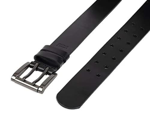 Levi's Men's Double Prong Casual Belt, Black, 38 | Classic Leather Belt for Men thumbnail 4