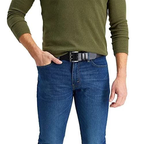 Levi's Men's Double Prong Casual Belt, Black, 38 | Classic Leather Belt for Men thumbnail 5