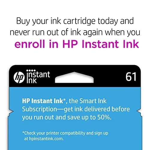 HP 61 Black Ink Cartridge | 170 Pages | Fade-Resistant Documents & Brilliant Images thumbnail 3