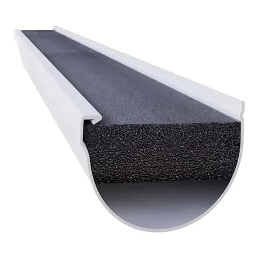 GutterStuff Pro Gutter Guard - 5-Inch Foam Gutter Filter Insert with Leaf Protection & Easy DIY thumbnail 1