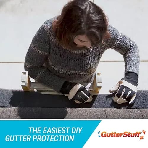 GutterStuff Pro Gutter Guard - 5-Inch Foam Gutter Filter Insert with Leaf Protection & Easy DIY thumbnail 5