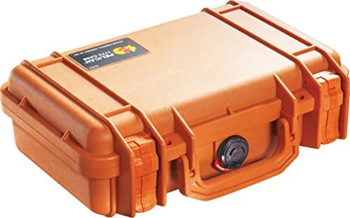 Pelican 1170 Case with Foam, 10.5" L x 6.0" W x 3.2" H, Orange | Watertight, Crushproof, Dustproof Protection thumbnail 1
