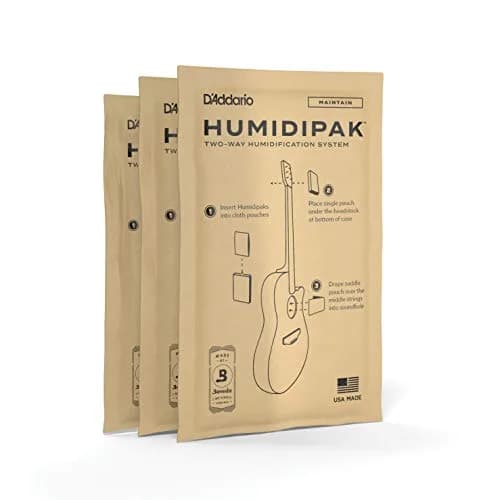 D'Addario Humidipak Guitar Maintain Packets 3-Pack | Prevents Warping & Cracks thumbnail 1