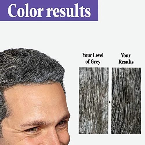 Just for Men Touch Of Gray Hair Color, Black-Gray 6 Pack | Natural Salt & Pepper Blend thumbnail 4