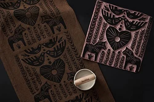 Speedball Speedy-Carve Linocut Block 29.8 cm (11.75 in) | Easy Carving Pink Rubber for Printmaking & Stamps thumbnail 3