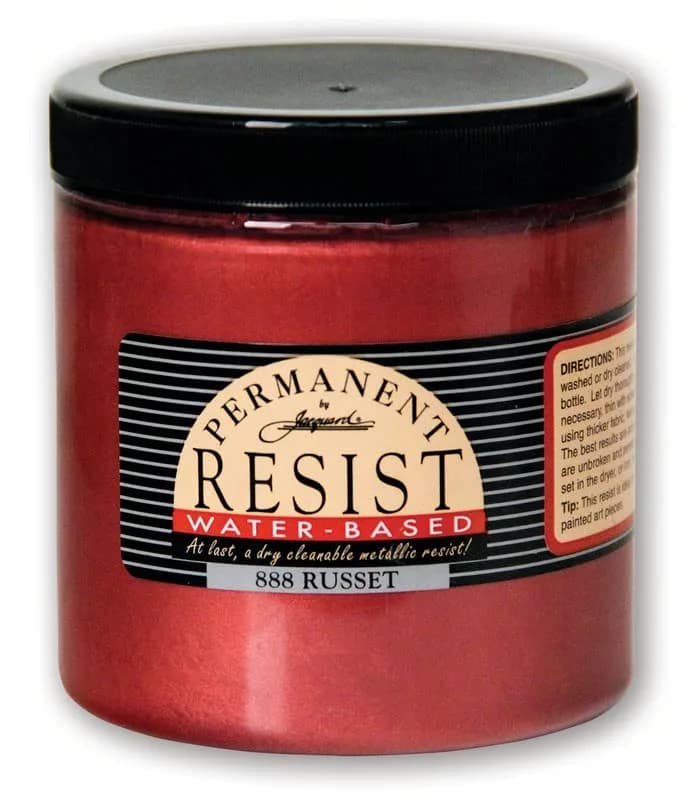 Jacquard Permanent Water-Based Resist 240ml (8 Fl Oz) Russet | Holds Fine Crisp Lines for Screen Printing thumbnail 2