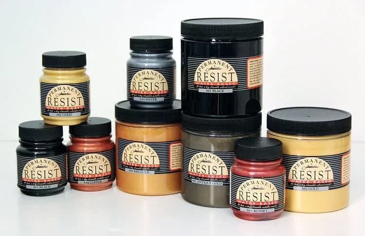 Jacquard Permanent Water-Based Resist 240ml (8 Fl Oz) Russet | Holds Fine Crisp Lines for Screen Printing thumbnail 4