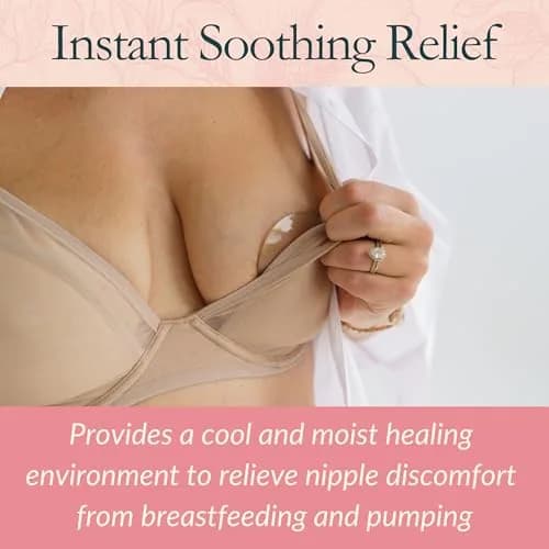 Ameda ComfortGel HydroGel Nursing Pads 2 Count | Cooling, Reusable, Soothing Relief for Sore Nipples thumbnail 5
