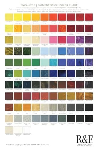 R&F Encaustic Cadmium Red Deep Paint 40ml (1.35 Fl Oz) | Opaque Artist Grade thumbnail 5