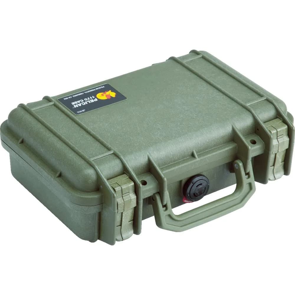 Pelican 1170 Case with Foam, 10.5" L x 6.0" W x 3.2" H, Orange | Watertight, Crushproof, Dustproof Protection — OD Green