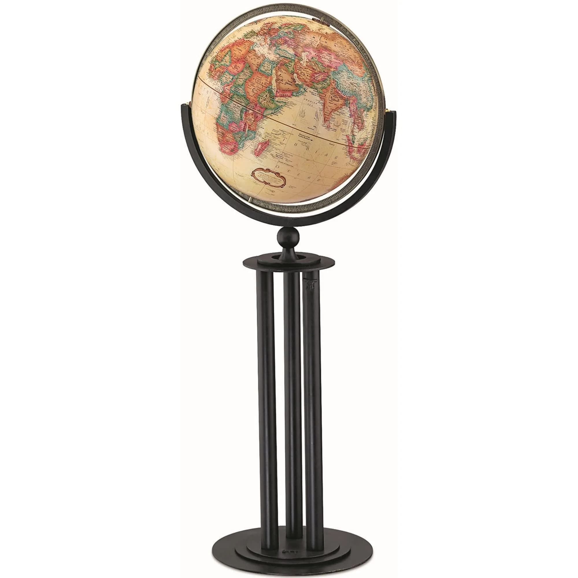 Replogle Globe Large Off/White | Up-to-date Cartography & Sturdy Metal Stand - main product image