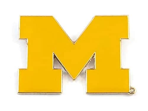 aminco NCAA Michigan Wolverines Team Logo Pin | Official Licensed College Sports Souvenir (1.0" x 1.5") thumbnail 1