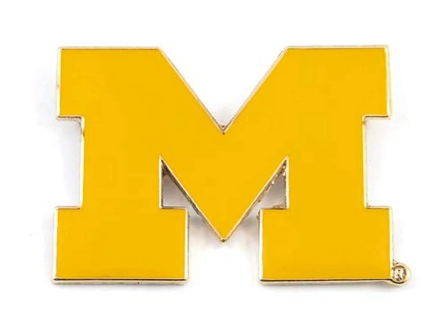 aminco NCAA Michigan Wolverines Team Logo Pin | Official Licensed College Sports Souvenir (1.0" x 1.5") - main product image