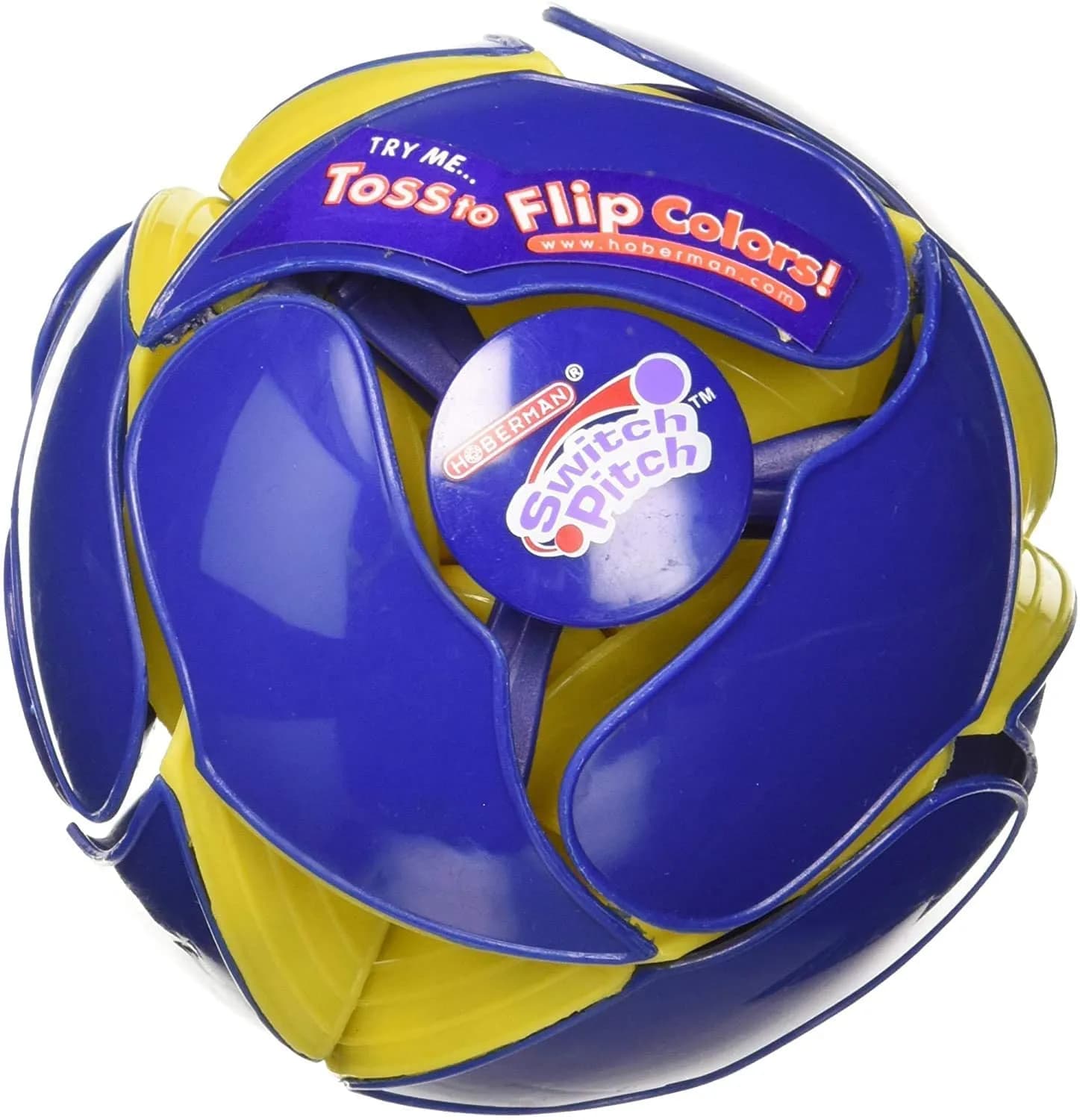 Hoberman Switch Pitch Ball 4" | Color Flipping Toy for Kids & Adults — (VARIES)