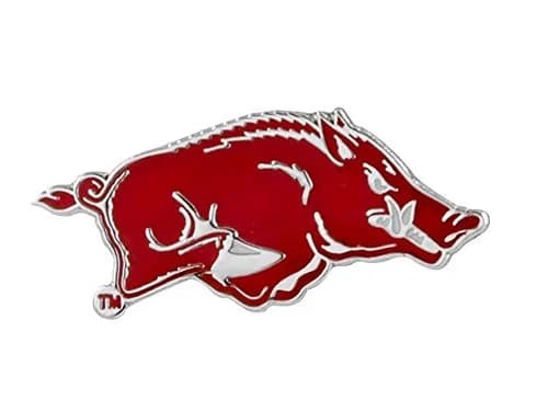 aminco NCAA Arkansas Razorbacks Team Logo Pin | Unisex Collectible Badge 1.0" x 1.5" thumbnail 1