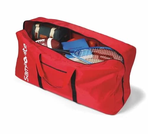 Samsonite Tote-A-Ton 32.5-Inch Duffel Bag, Red, 32.5-Inch | Lightweight, spacious nylon travel duffel for India thumbnail 3