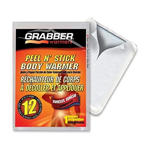 Grabber Body Warmer Peel N' Stick 40-Count | 12+ Hours Odorless Heat, Non-Toxic, TSA Approved thumbnail 2