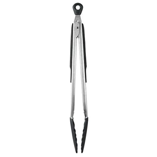 OXO Good Grips 12-Inch Tongs with Silicone Head | Heat Resistant to 600°F, Non-Stick Safe, Dishwasher Safe thumbnail 1