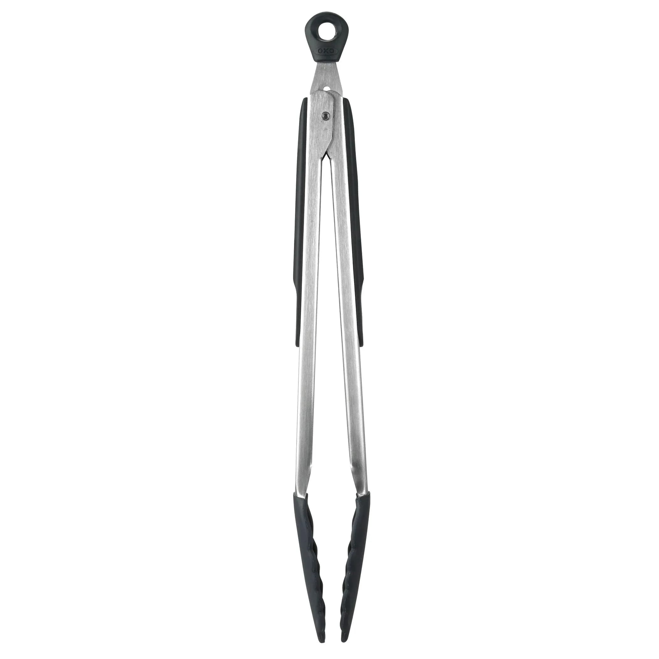 OXO Good Grips 12-Inch Tongs with Silicone Head | Heat Resistant to 600°F, Non-Stick Safe, Dishwasher Safe - main product image