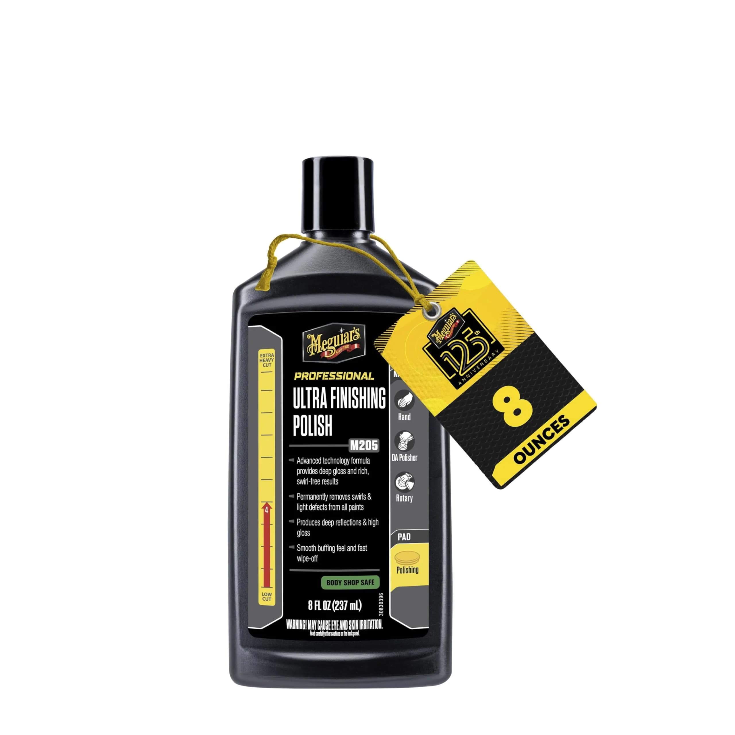 Meguiar's Mirror Glaze Ultra Finishing Polish 237ml (8 Fl Oz) | Swirl-Free High Gloss