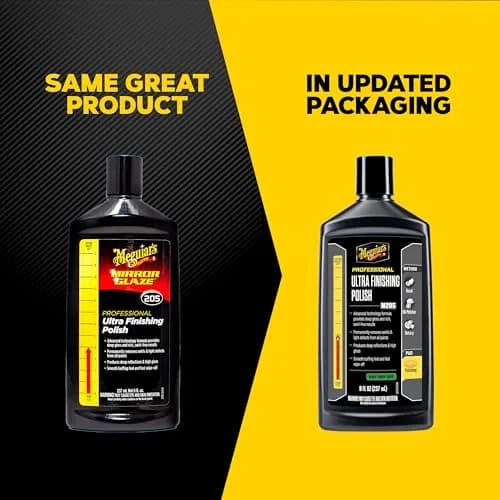 Meguiar's Mirror Glaze Ultra Finishing Polish 237ml (8 Fl Oz) | Swirl-Free High Gloss thumbnail 2