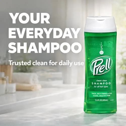 Prell Original Green Shampoo – Classic Clean Deep Cleansing Shampoo for Men & Women | 400ml (13.5 Fl Oz) | Pack of 5 thumbnail 2