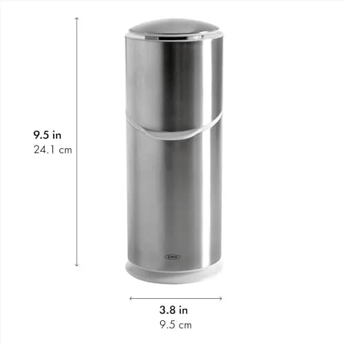 OXO Good Grips Bathroom Toothbrush Holder Set - Stainless Steel | Compact, Hygienic & Durable thumbnail 6