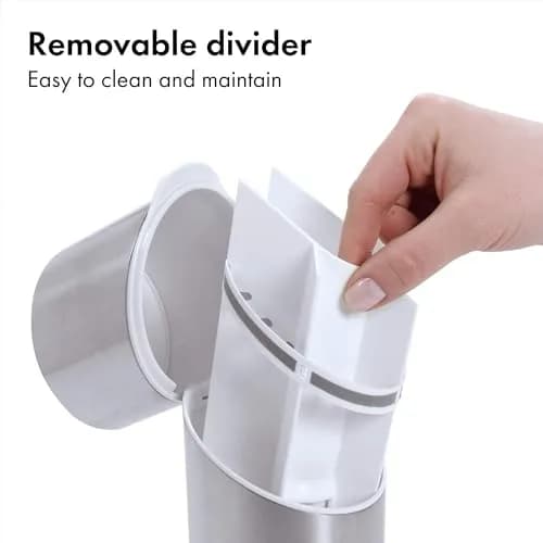 OXO Good Grips Bathroom Toothbrush Holder Set - Stainless Steel | Compact, Hygienic & Durable thumbnail 3