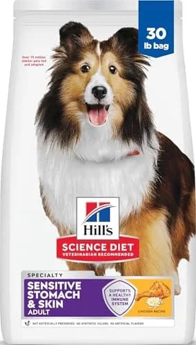 Hill's Science Diet Sensitive Stomach & Skin Dry Dog Food Chicken Recipe 13.6 kg (30 lb) | Veterinarian Recommended thumbnail 1
