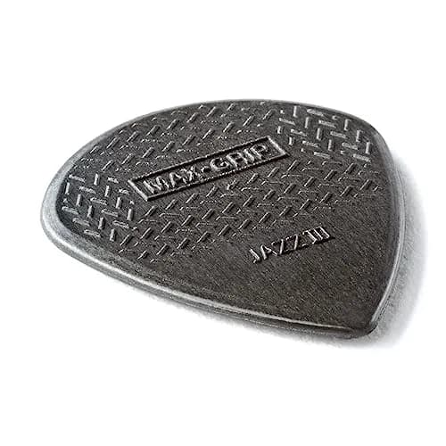 Jim Dunlop Max-Grip Jazz III Carbon Fiber Pick 1.38MM | Extreme Precision & Durability thumbnail 2
