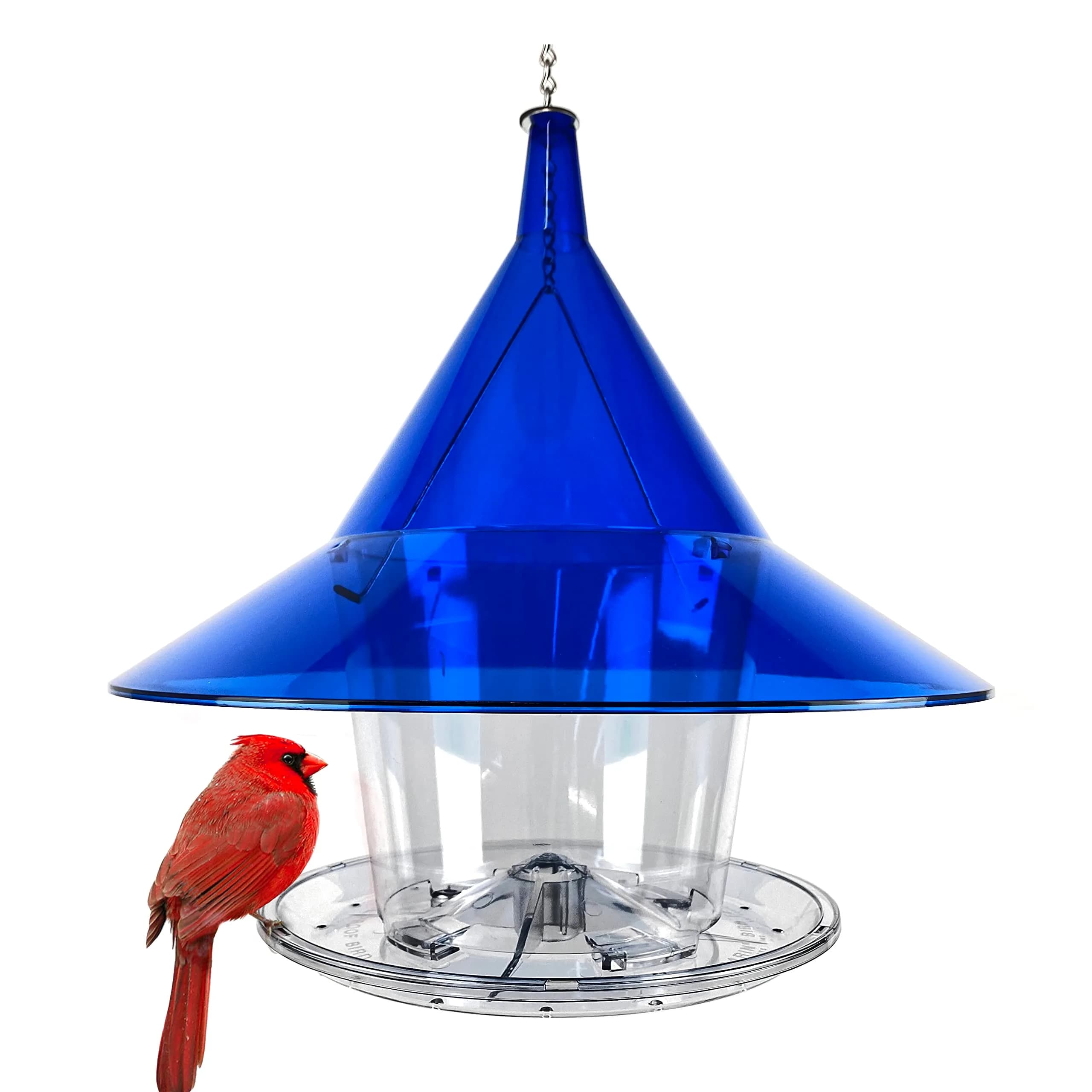 Sky Cafe Squirrel Proof Bird Feeder for Outside | Large, 17 in. Diameter, 1.5 Gallon Capacity, Made in USA - main product image