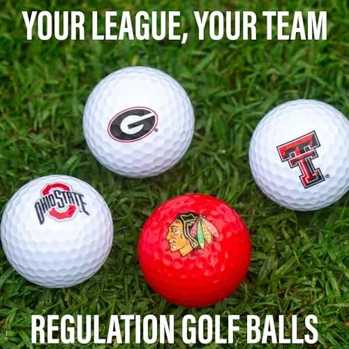 Team Golf Atlanta Falcons 3 Golf Balls & 50 Tees Pack | Officially Licensed NFL Gear thumbnail 3