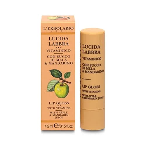 L'Erbolario Lip Gloss Apple Mandarin 0.15 oz | Soothing, Hydrating with Subtle Shine thumbnail 1